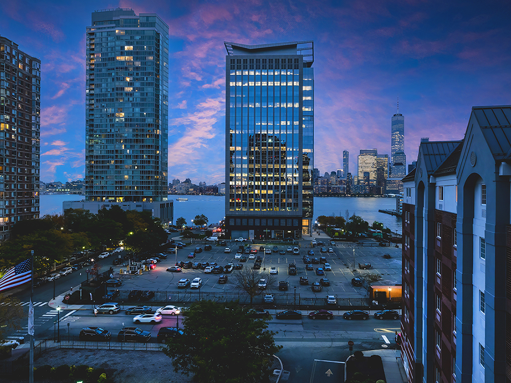 Exterior Twilight Gallery Image at Sonesta Simply Suites Jersey City