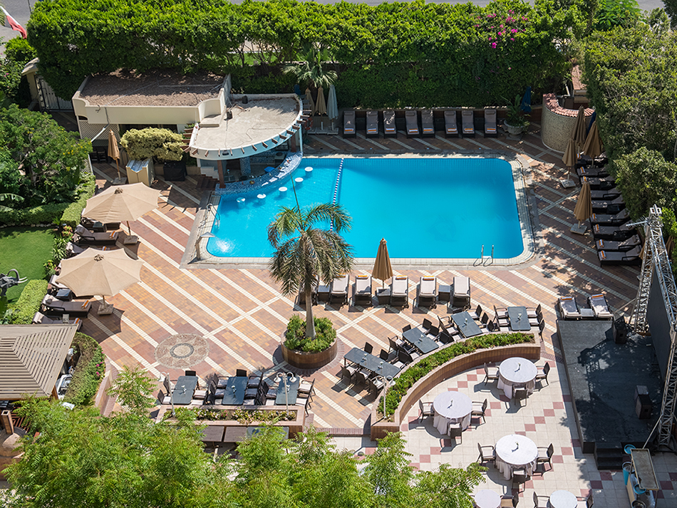 The outdoor pool at Sonesta Hotel, Tower & Casino - Cairo.