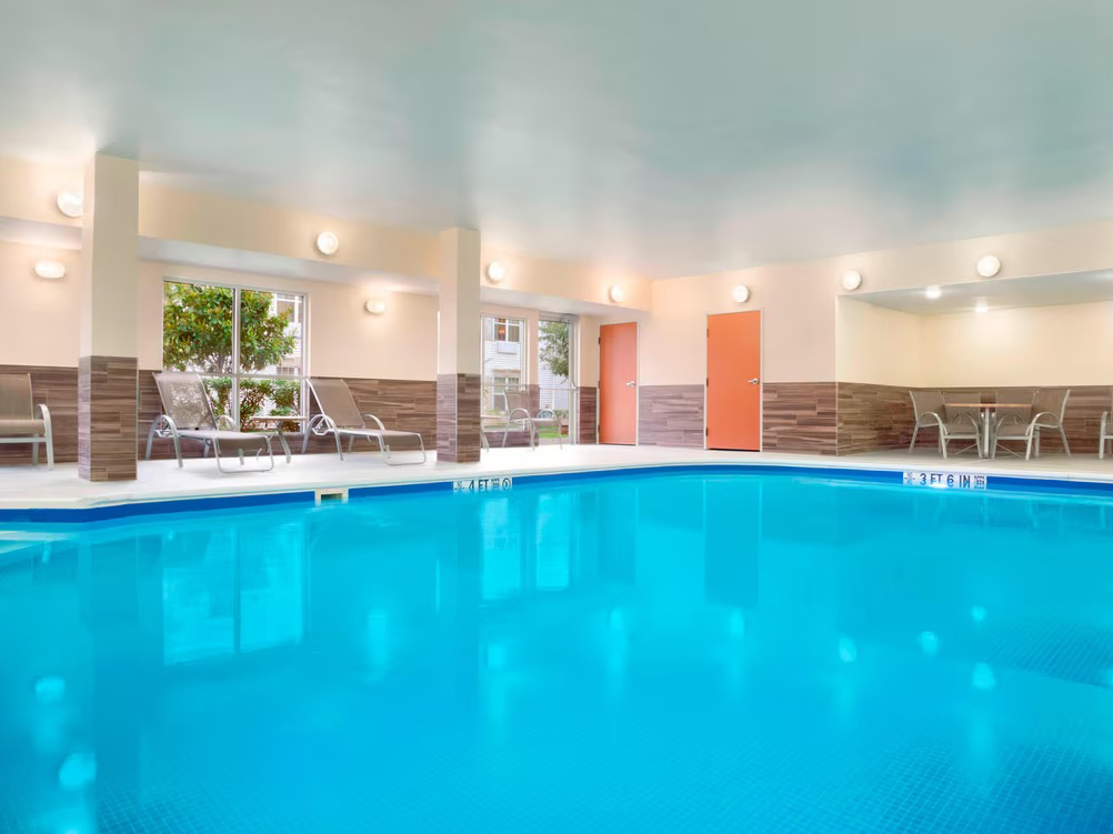 The indoor pool at the Sonesta Essential Houston Energy Corridor hotel.