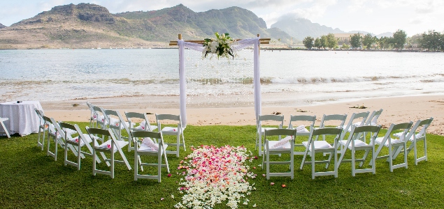 Kauai Beachfront wedding