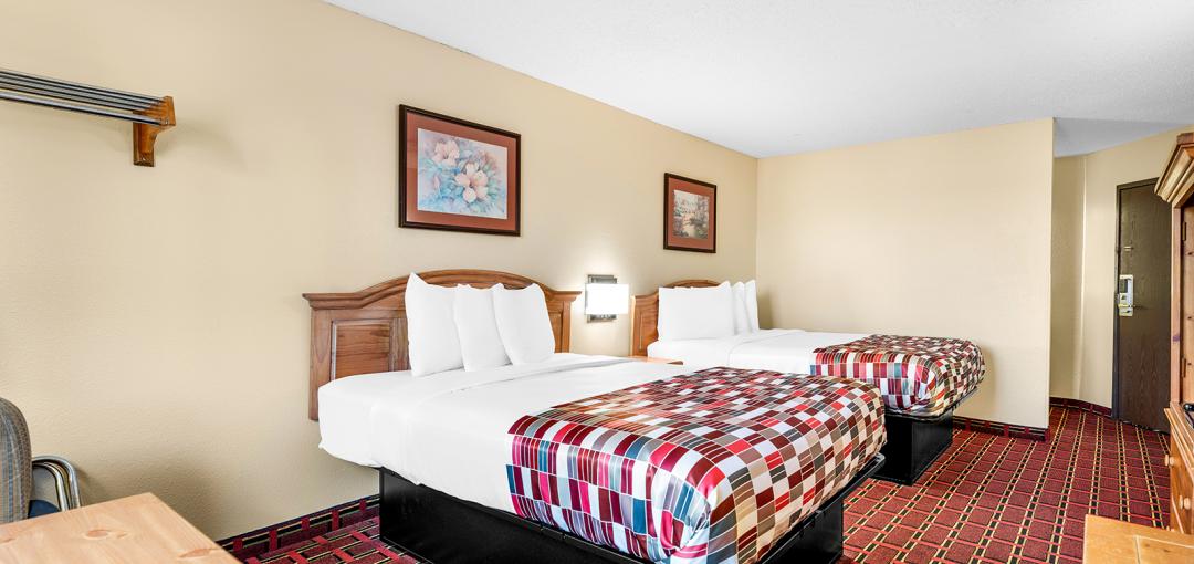 Double beds at Americas Best Value Inn Decatur, IL