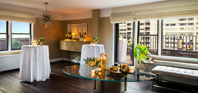 Penthouse Suite Set for an Event
