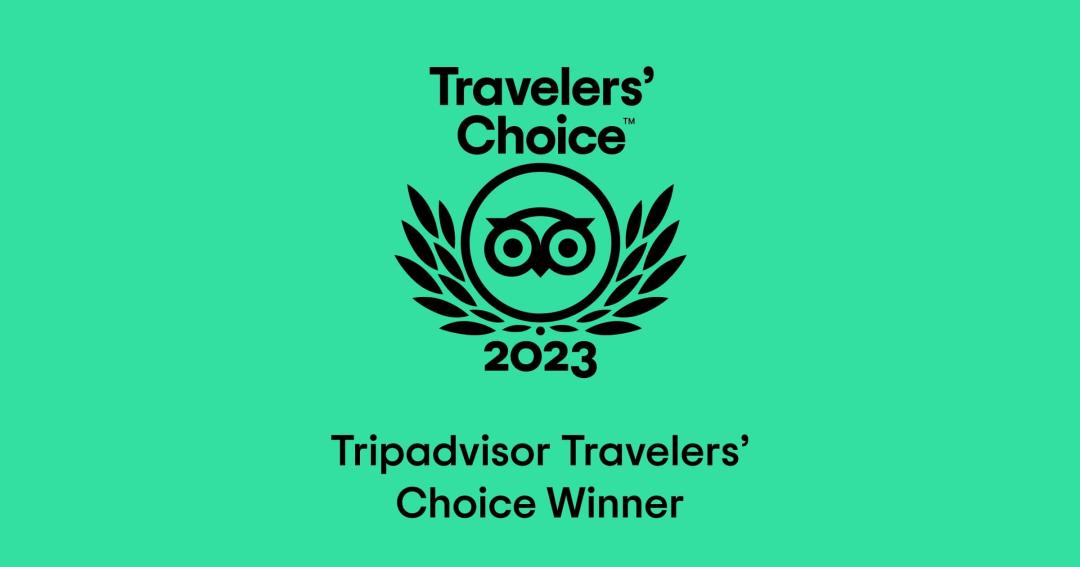 TripAdvisor's 2023 Travelers’ Choice Award